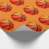 Basketball Geschenkpapier (Ecke)