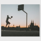 Basketball Geschenkpapier (Flach)
