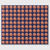 Basketball Geschenkpapier (Flach)