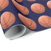 Basketball Geschenkpapier (Rolleneckpunkt)