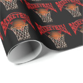 Basketball Geschenkpapier (Rolleneckpunkt)