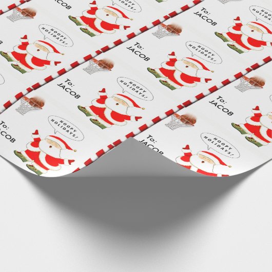 Basketball Geschenkpapier (Ecke)