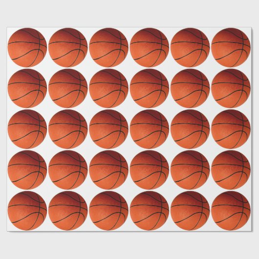 Basketball-Geschenkwrap Geschenkpapier (Flach)