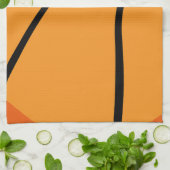 Basketball Geschirrtuch (Gefaltet)