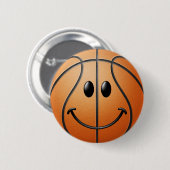 Basketball-Gesicht Button (Vorne & Hinten)