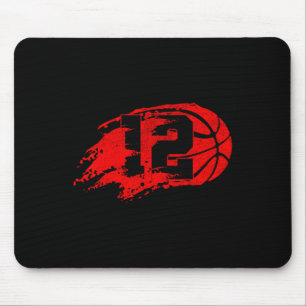 Basketball gestört 12. 12. Geburtstag Pa Mousepad