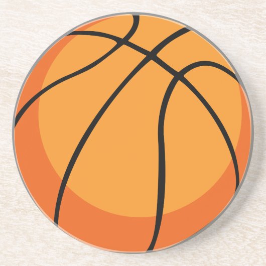 Basketball Getränkeuntersetzer (Vorne)