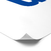 Basketball gibt nie rotes Gelb auf Poster (Ecke)