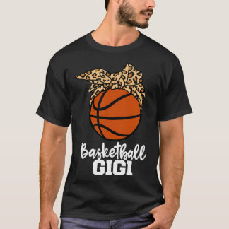 Basketball Gigi Funny Basketball Spieler Leopard G T-Shirt