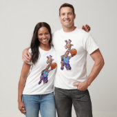 Basketball Giraffe T - Shirt (Unisex)