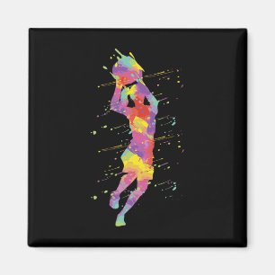 Basketball Girl 2 Magnet
