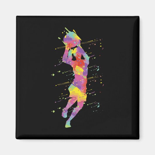 Basketball Girl 2 Magnet (Vorne)