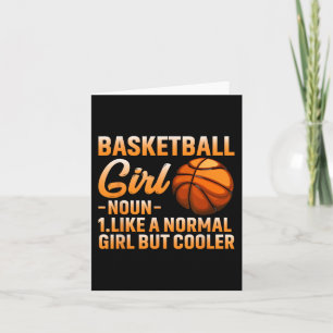 Basketball Girl Definition Ball Ball Frauen Sport Karte