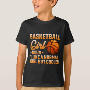Basketball Girl Definition Ball Ball Frauen Sport T-Shirt