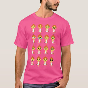 Basketball Girl Emoji T-Shirt