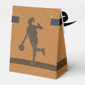 Basketball Girl Frau Gefallen Box Geschenkschachtel (Rückseite)