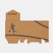 Basketball Girl Frau Gefallen Box Geschenkschachtel (Ungefaltet)