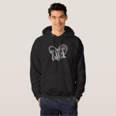 Basketball Girl Heart Hoodie (Vorne ganz)