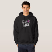 Basketball Girl Heart Hoodie (Vorne ganz)