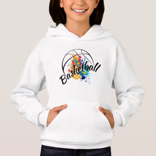 Basketball-Girl Hoodie (Vorderseite)