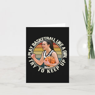 Basketball Girl Karte