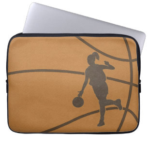 Basketball-Girl-Laptop-Sieb Laptopschutzhülle