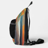 "Basketball Girl" Moderne Print Small Sling Bag (Rechts)
