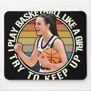 Basketball Girl Mousepad