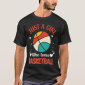 Basketball girl Player Basketballer Sports women f T-Shirt (Vorderseite)