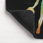 Basketball Girl Playing Mousepad (Ecke)