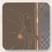 Basketball-Girl-Untersetzer Untersetzer (Vorderseite)