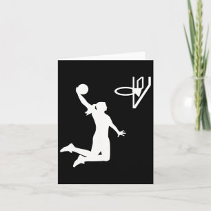 Basketball Girl Woman Karte