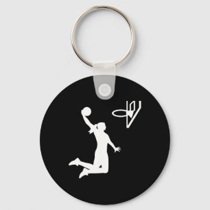 Basketball Girl Woman Schlüsselanhänger