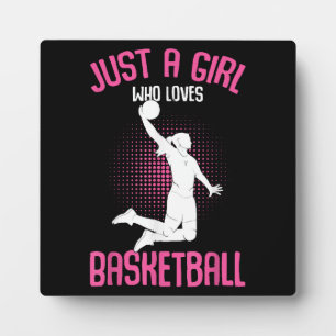 Basketball Girl Women Fotoplatte