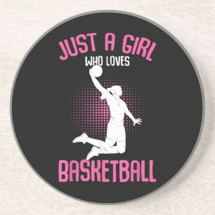 Basketball Girl Women Getränkeuntersetzer