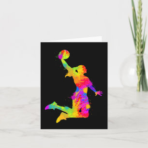 Basketball Girl Women Girl Karte