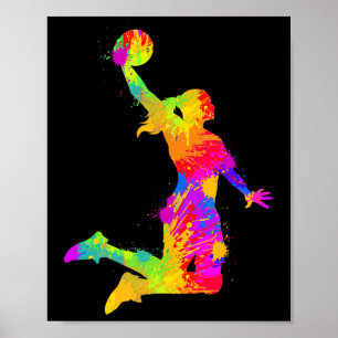 Basketball Girl Women Girl Poster