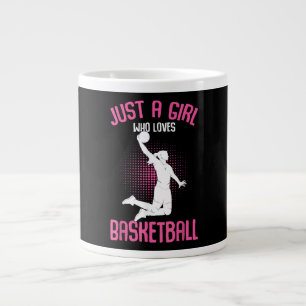 Basketball Girl Women Jumbo-Tasse