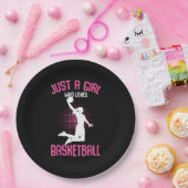 Basketball Girl Women Pappteller (Party)