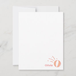 Basketball Girls Individuelle Name Geschenk Person Mitteilungskarte