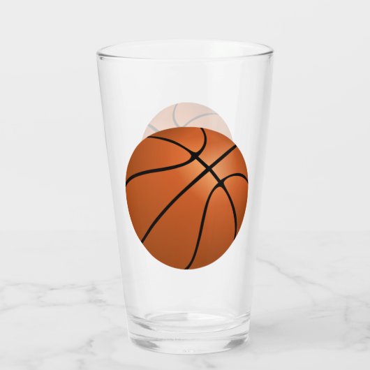 Basketball Glas (Rückseite)