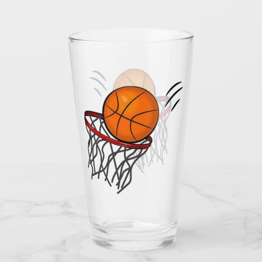 Basketball Glas (Rückseite)