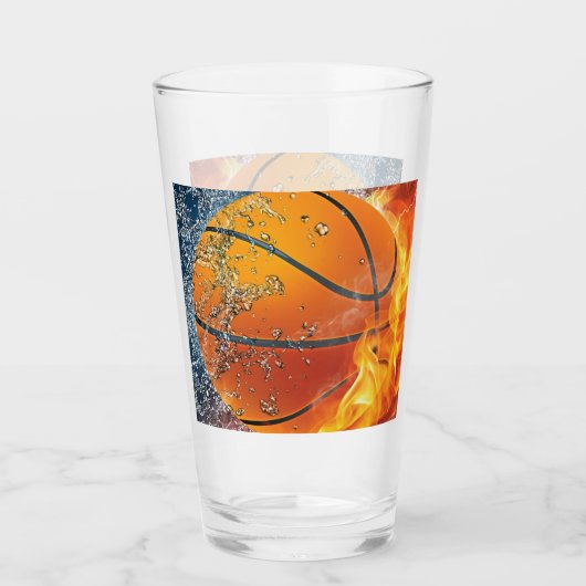 Basketball Glas (Vorderseite)