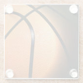 Basketball Glasuntersetzer (Rückseite)