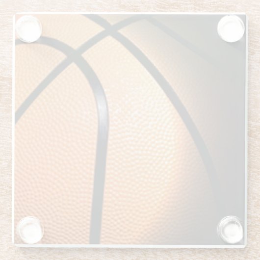Basketball Glasuntersetzer (Rückseite)
