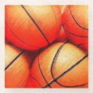 Basketball Glasuntersetzer