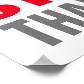 Basketball glaubt an sich selbst Motivierend Kunst Poster (Ecke)