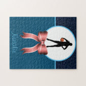 Basketball-Glitzer und Bow-Puzzle Puzzle (Horizontal)
