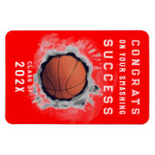 Basketball Glückwunsch Magnet (Horizontal)