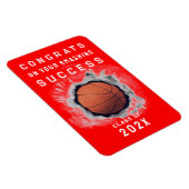 Basketball Glückwunsch Magnet (Rechte Seite)